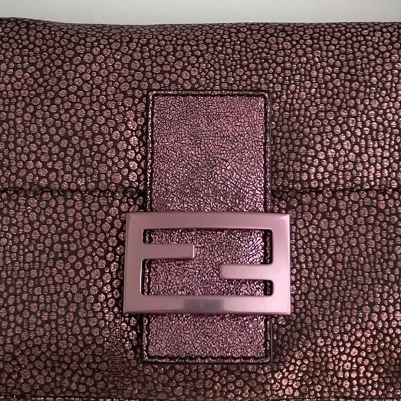Fendi Metallic Purple Baguette - Picture 3 of 8